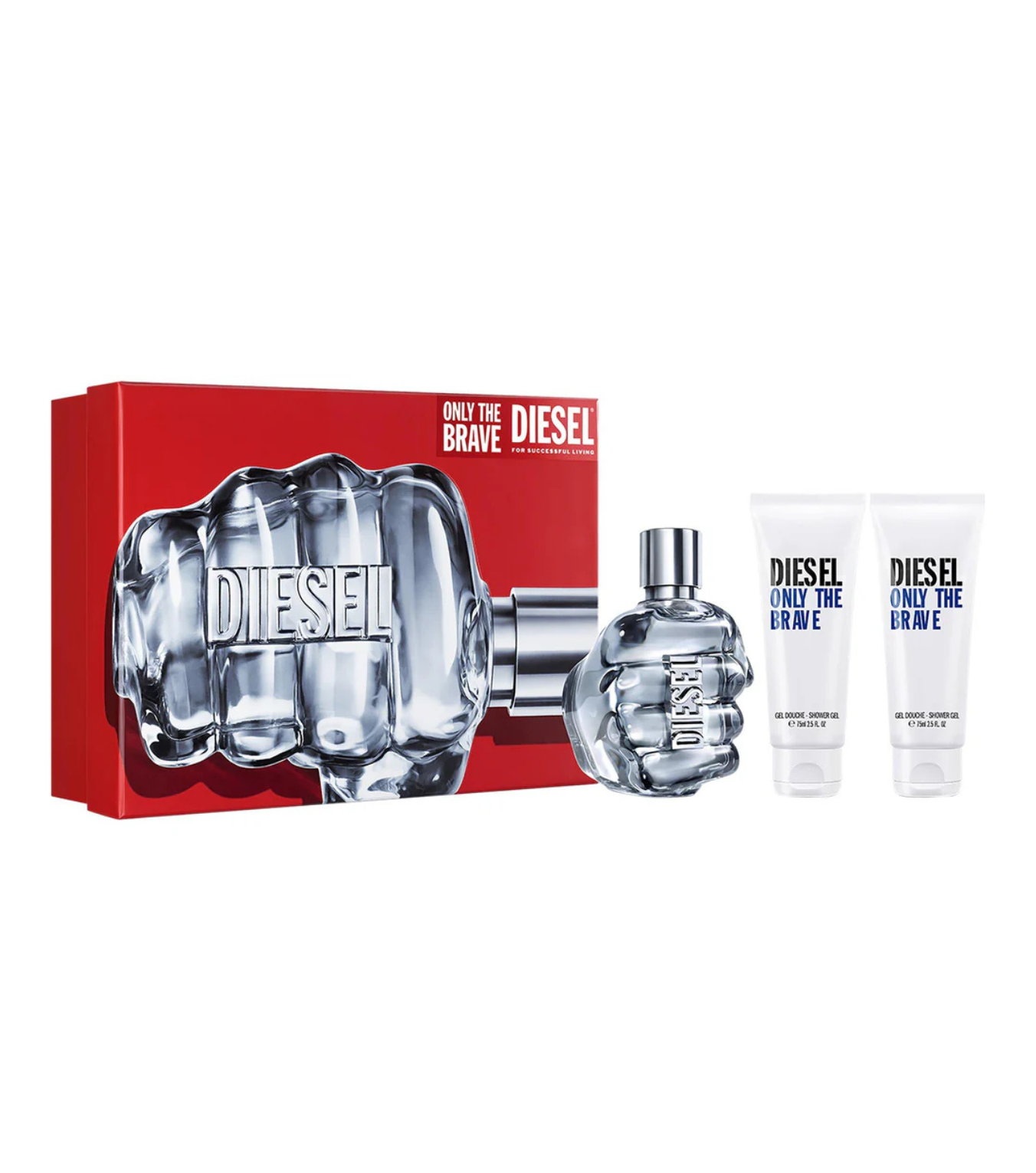 Diesel Only The Brave Pánská Sada EDT 125 ML+2x75 ML S/G