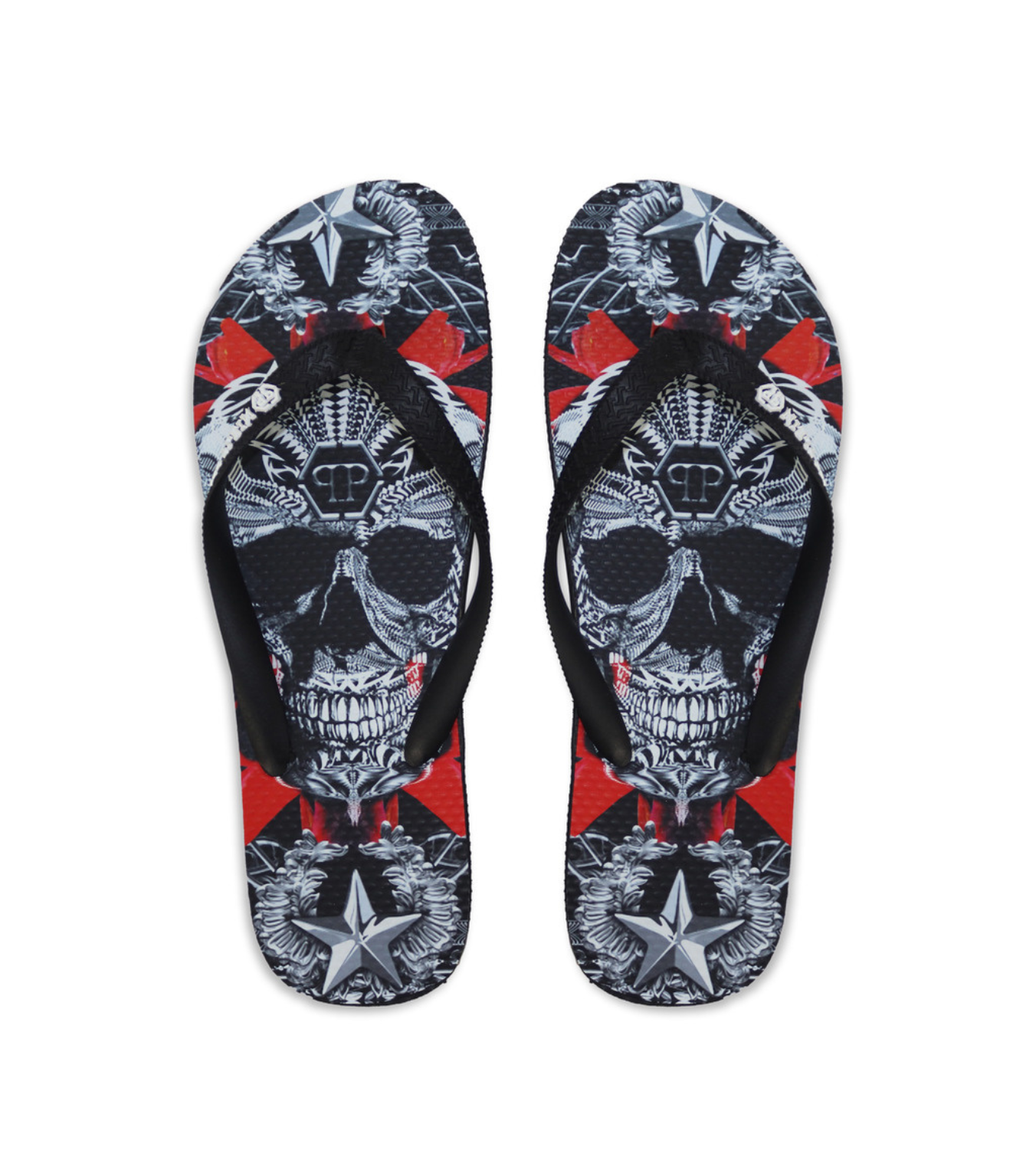 Philipp Plein BRD 90099 žabky Black 42/43