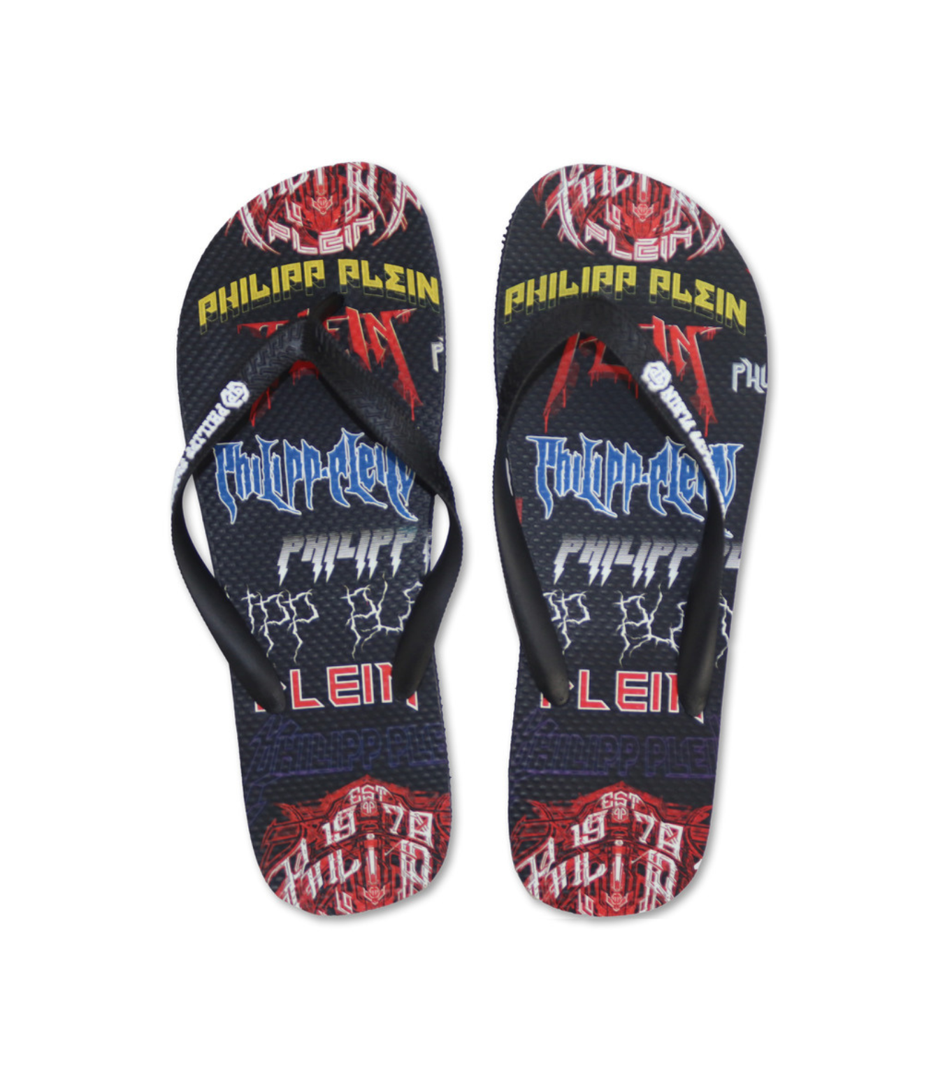 Philipp Plein BRD 90299 žabky Black 42/43