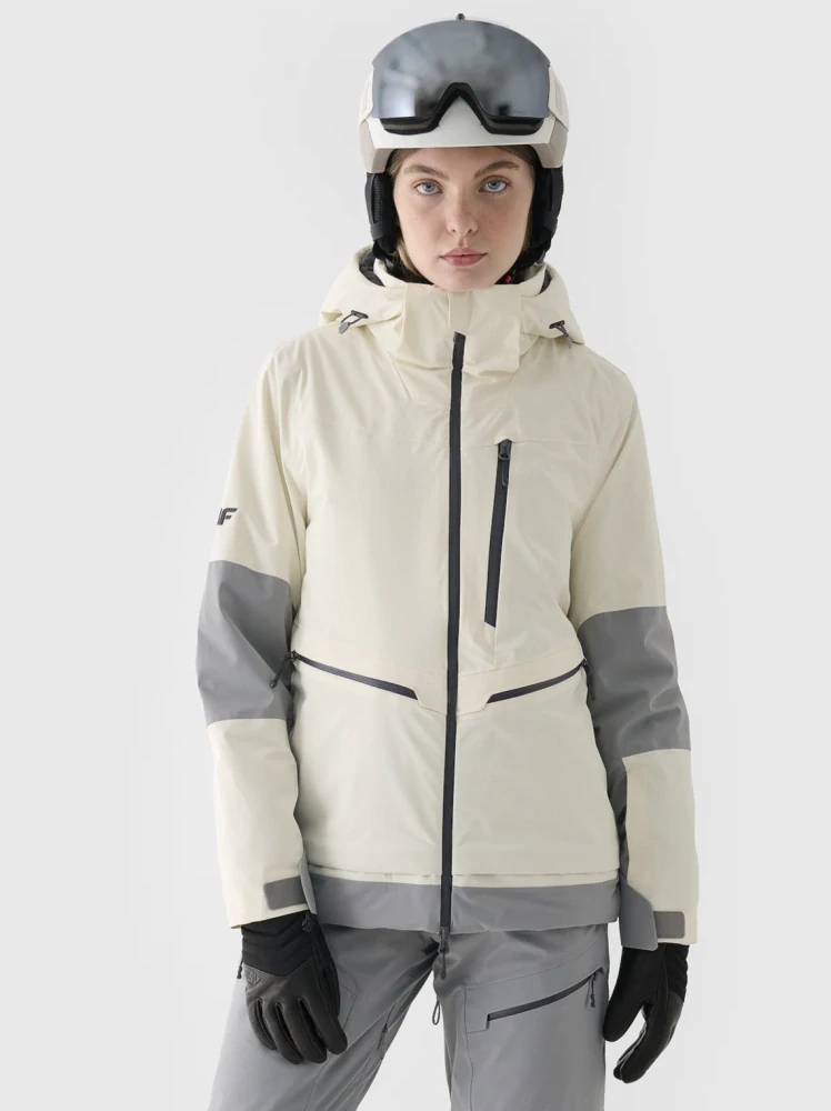 4F Dámská lyžařská bunda F 583 s membránou 15000 White