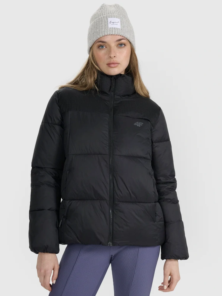 4F Dámská péřová bunda F 469 Black XXL