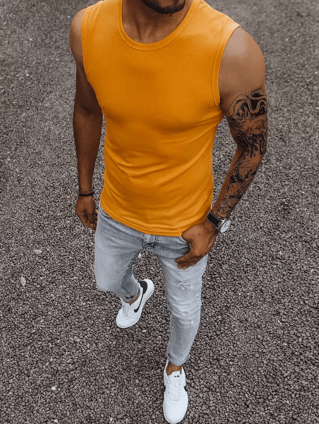 J.Style RX4915 pánské tričko oranžové