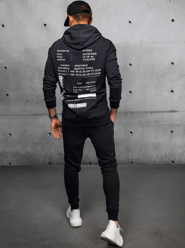 J.Style AX0685 tepláková souprava černá