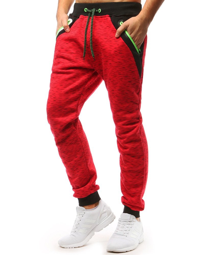 J.Style UX3513 pánské tepláky červené