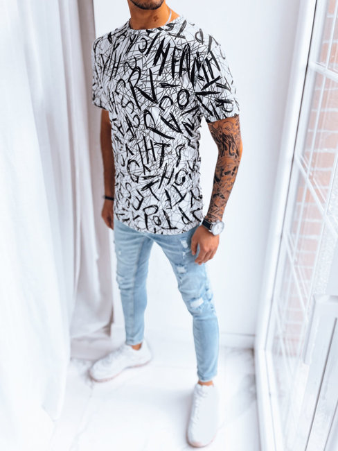 Bless RX5104 pánské triko bílé