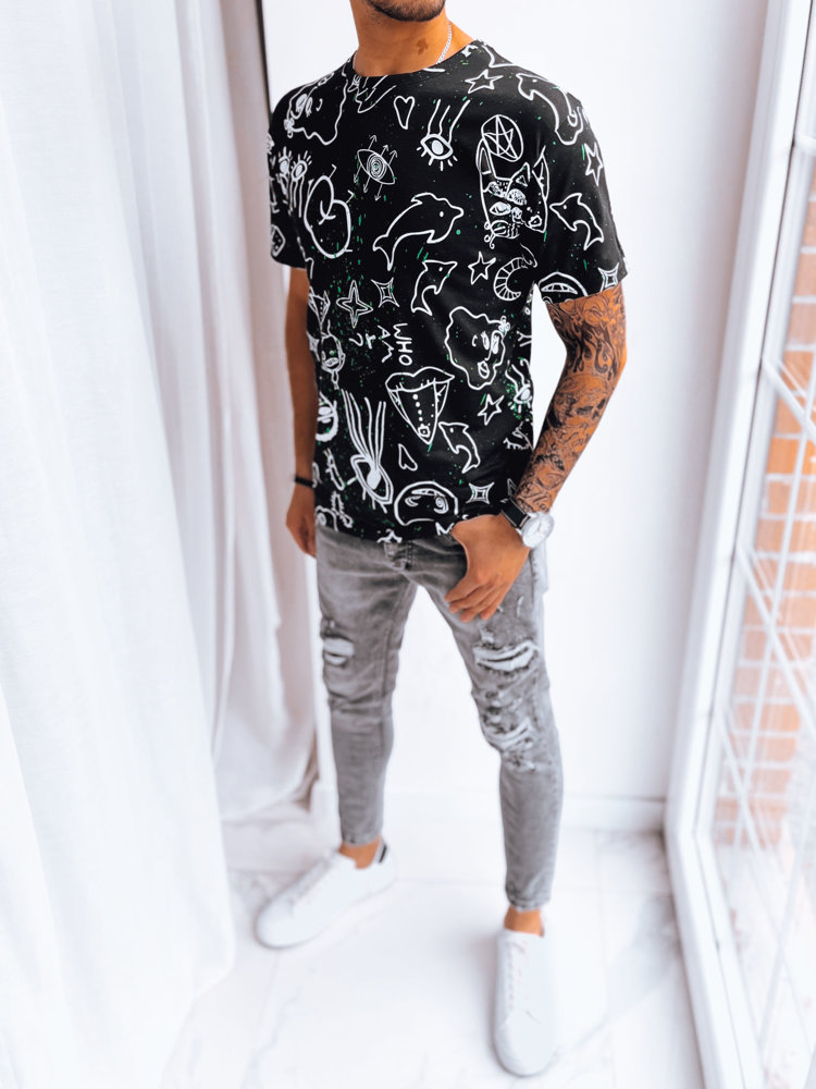 Bless RX5111 pánské triko černé