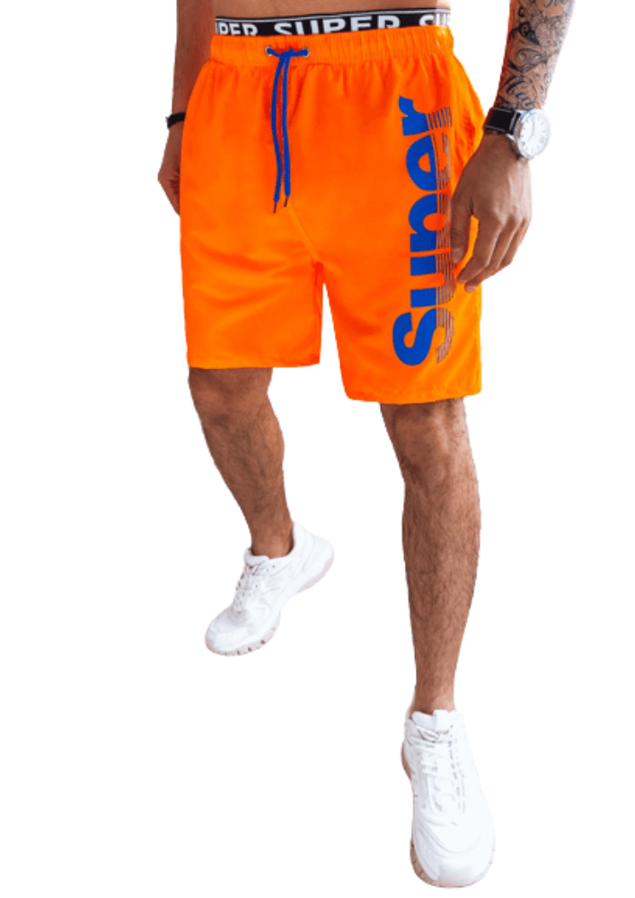 Dstreet SX2310 pánské šortky oranžové XL