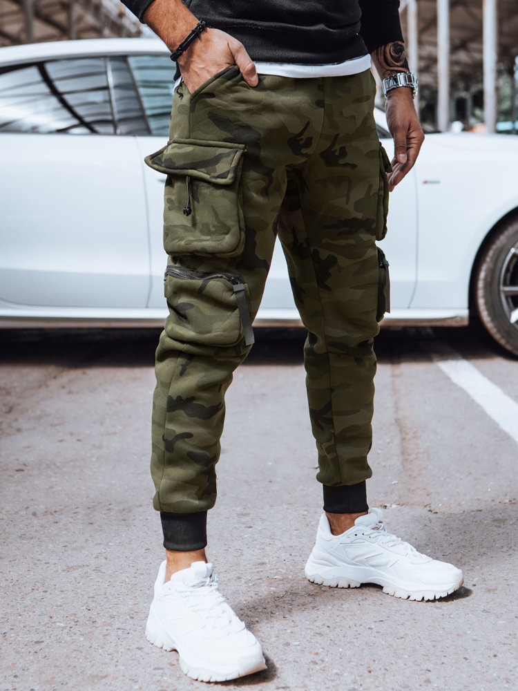 Red Fireball UX4017 joggery Camo zelené 2XL