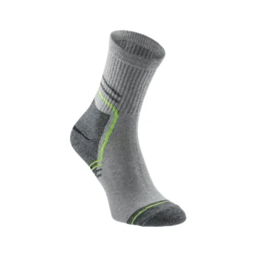 Högert KAHL sportovní ponožky 3 PACK šedá/zelená