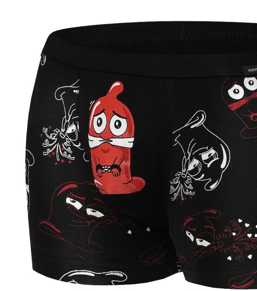 Cornette Rubber 280/221 Boxer černé