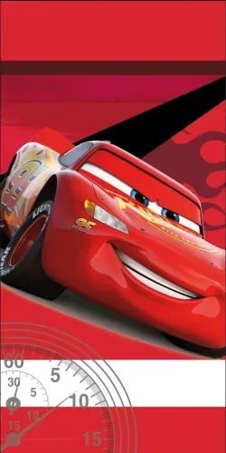 Jerry Fabrycs Disney Cars JFK035795 plážová osuška červená 70x140