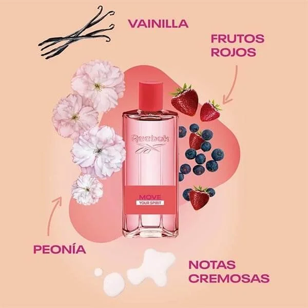  Reebok Move Your Spirit Woman Edt 100ml & Body Spray 150ml