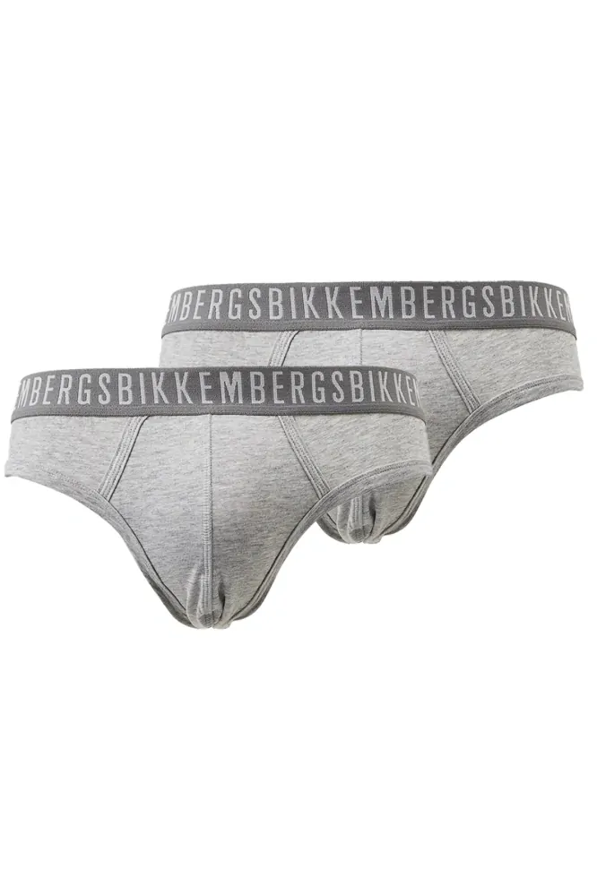 Bikkembergs BKK1USP02BI Slip 2 PACK šedé