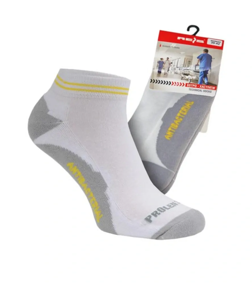Reis X-Active W sportovní ponožky 3 PACK bílo-šedé