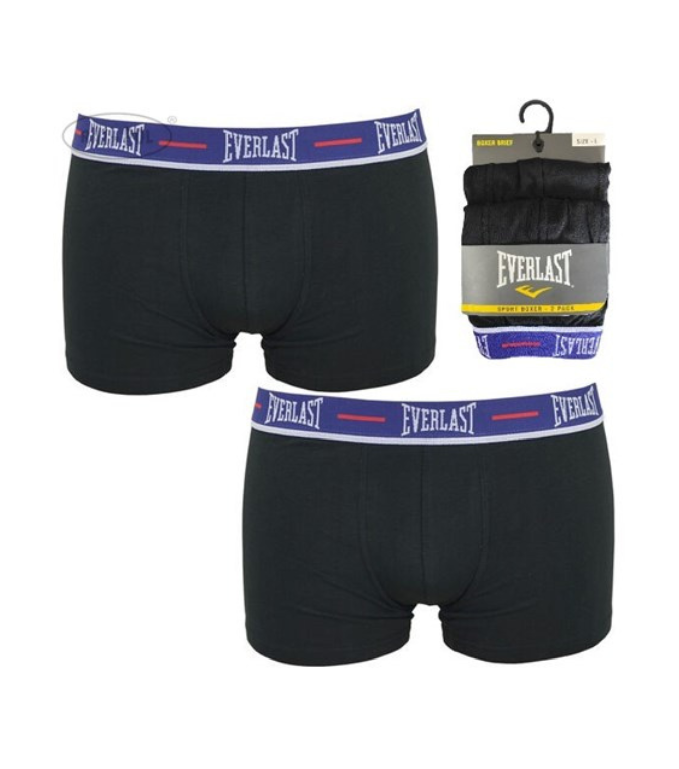 Everlast 471966 Boxer 2 Pack black