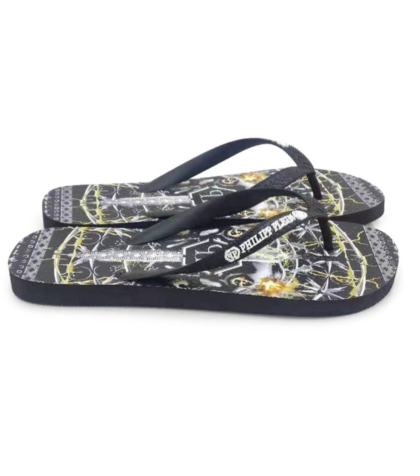 Philipp Plein BRD 90199 žabky Black 40/41