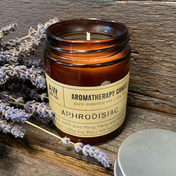 Ancient Wisdom Aromaterapeutická Sójová Svíčka - Afrodiziakum 200g