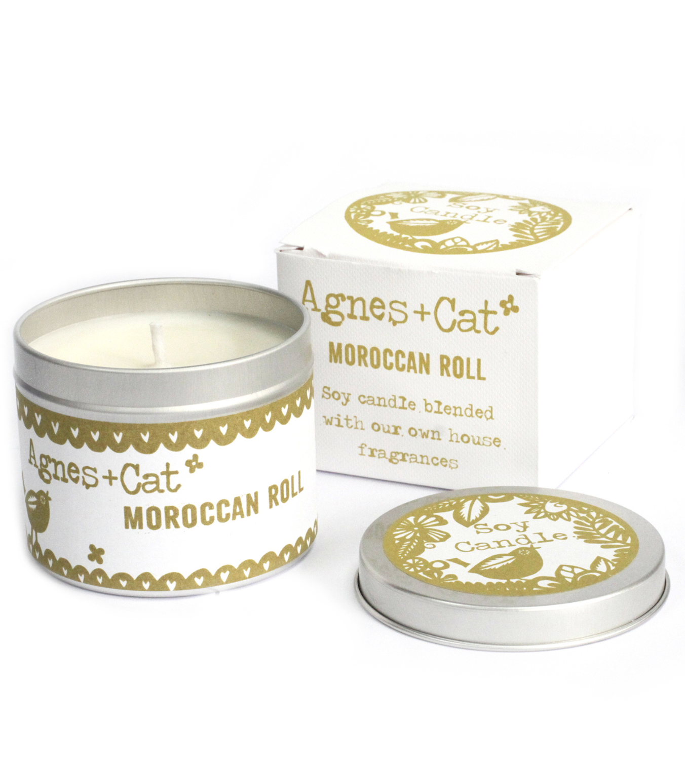 Ancient Wisdom Svíčka v Plechovce - Dárkové Balení - Moroccan Roll 200g