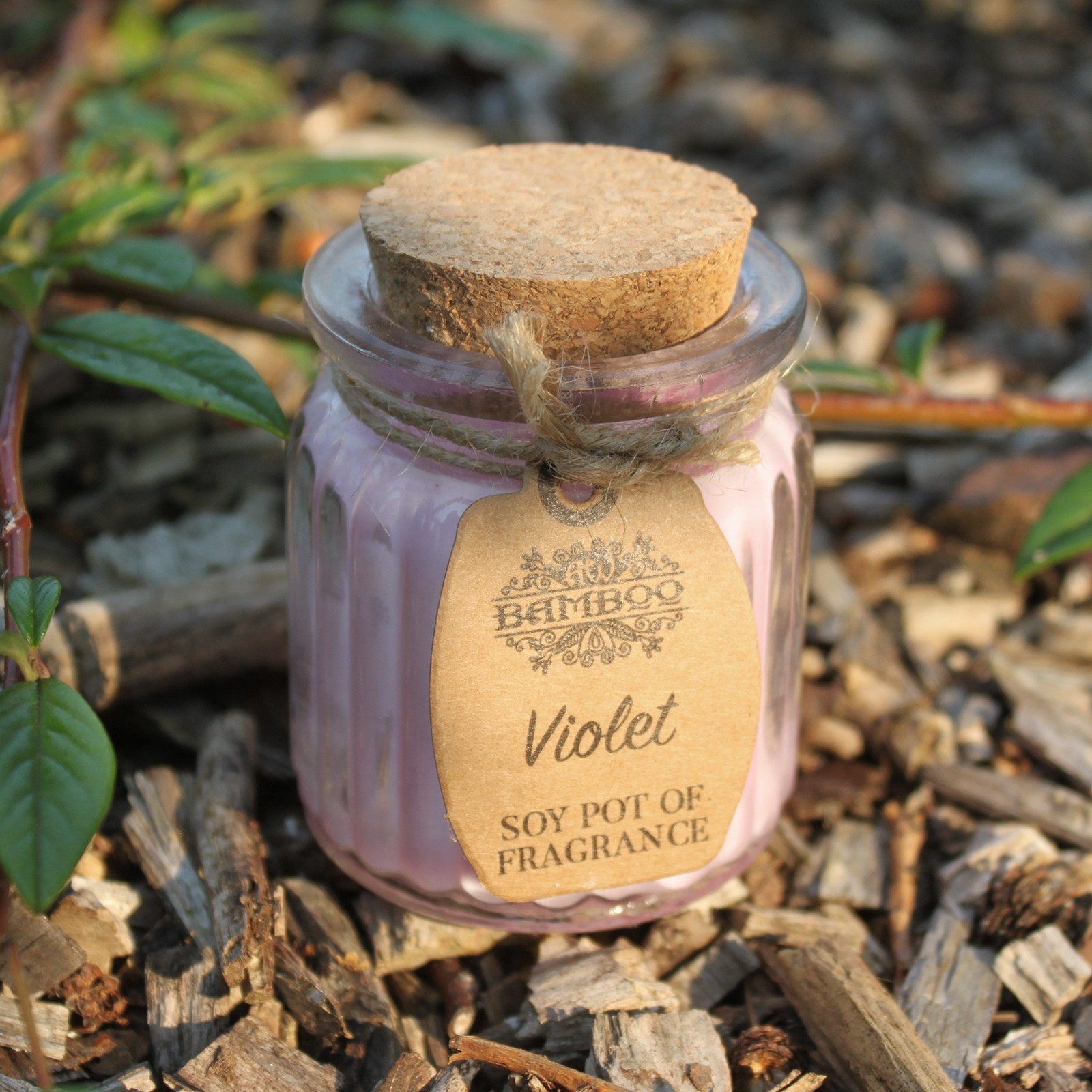 Ancient Wisdom Sójová Vonná Svíčka - Fialka 60g