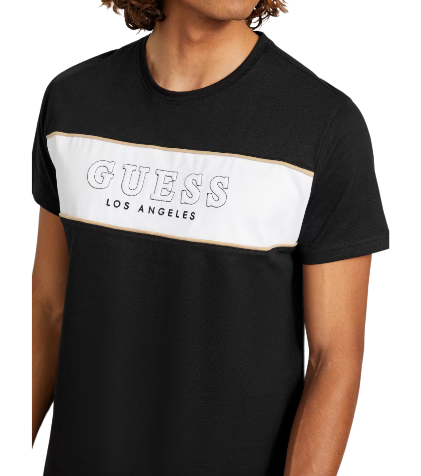 Guess Damiano X3VP18KBZ10 pánské tričko černé