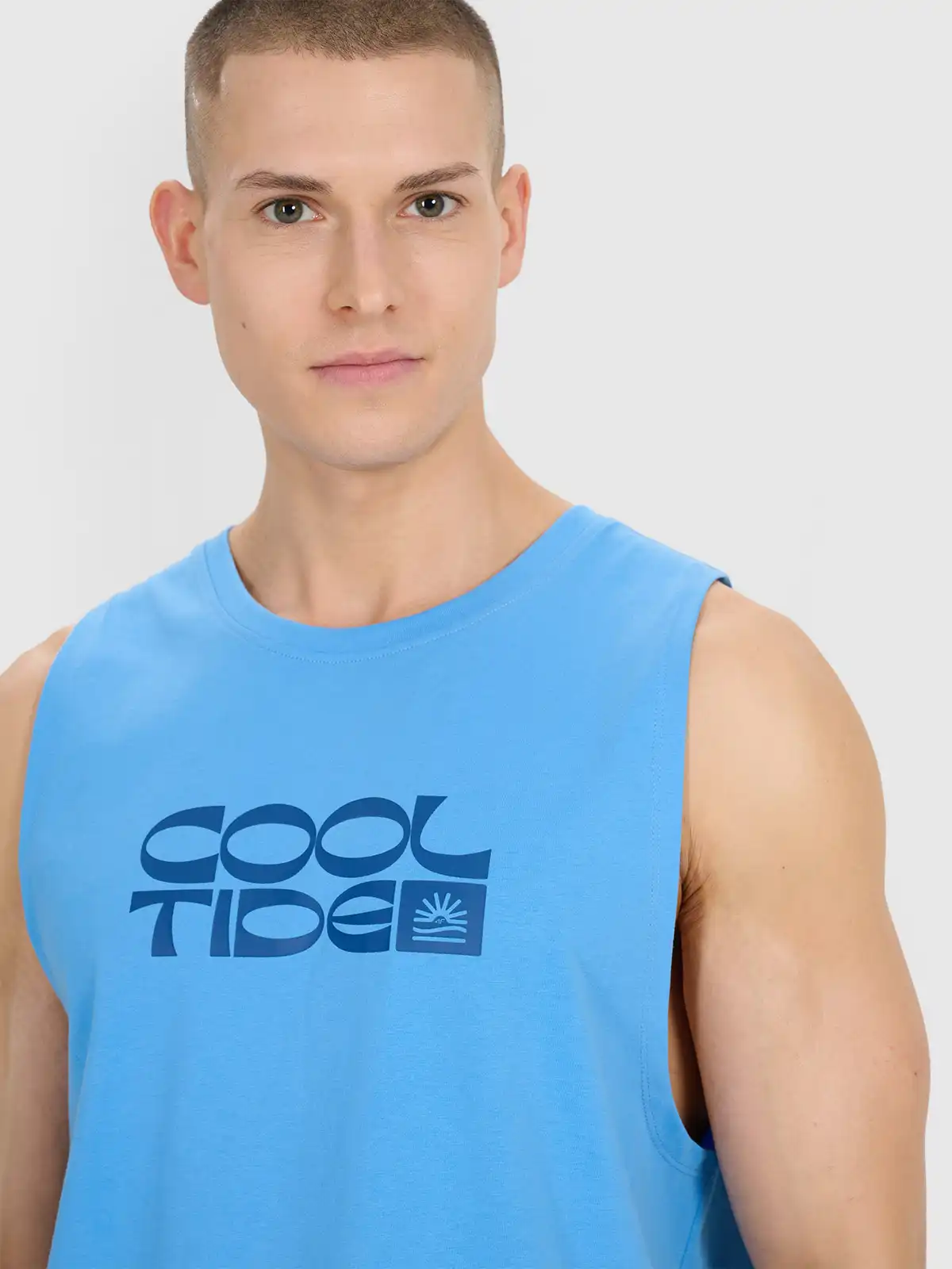 4F pánské tílko 4FWSS25TSLEM123 modré