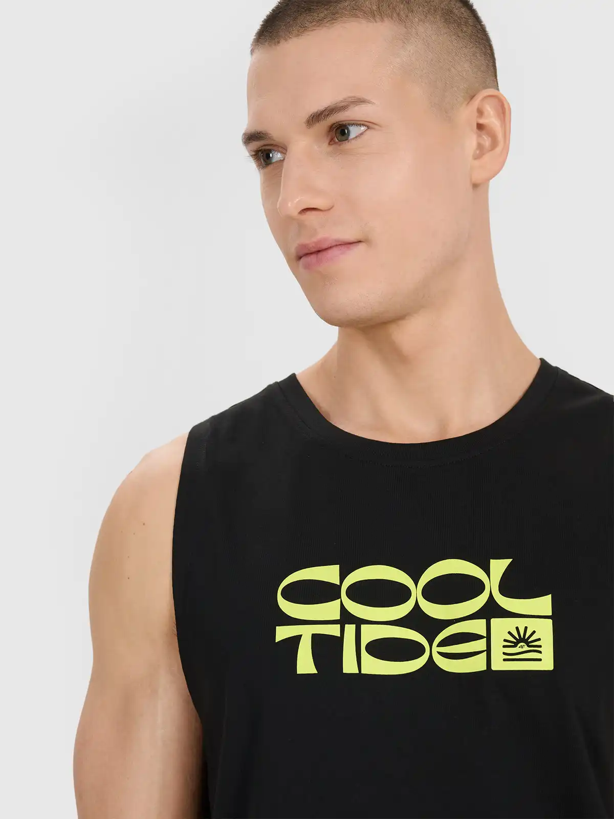 4F pánské tílko 4FWSS25TSLEM123 černé