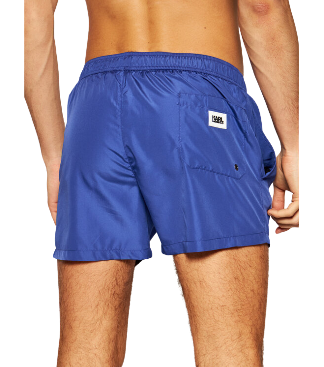 Karl Lagerfeld KL21MBS02 pánské šortky modré