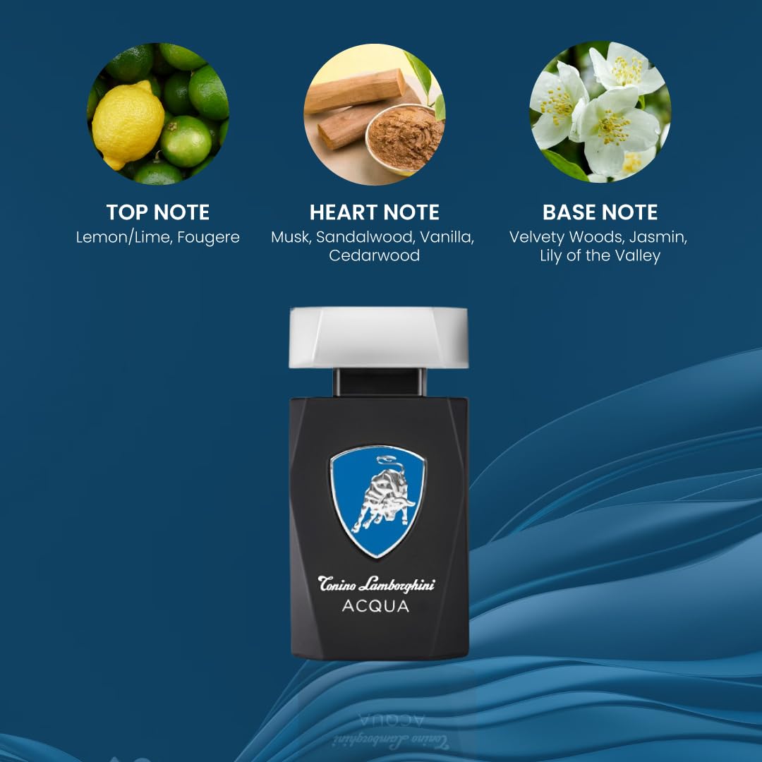 Lamborghini Aqua Men EDT Spray 125 ml