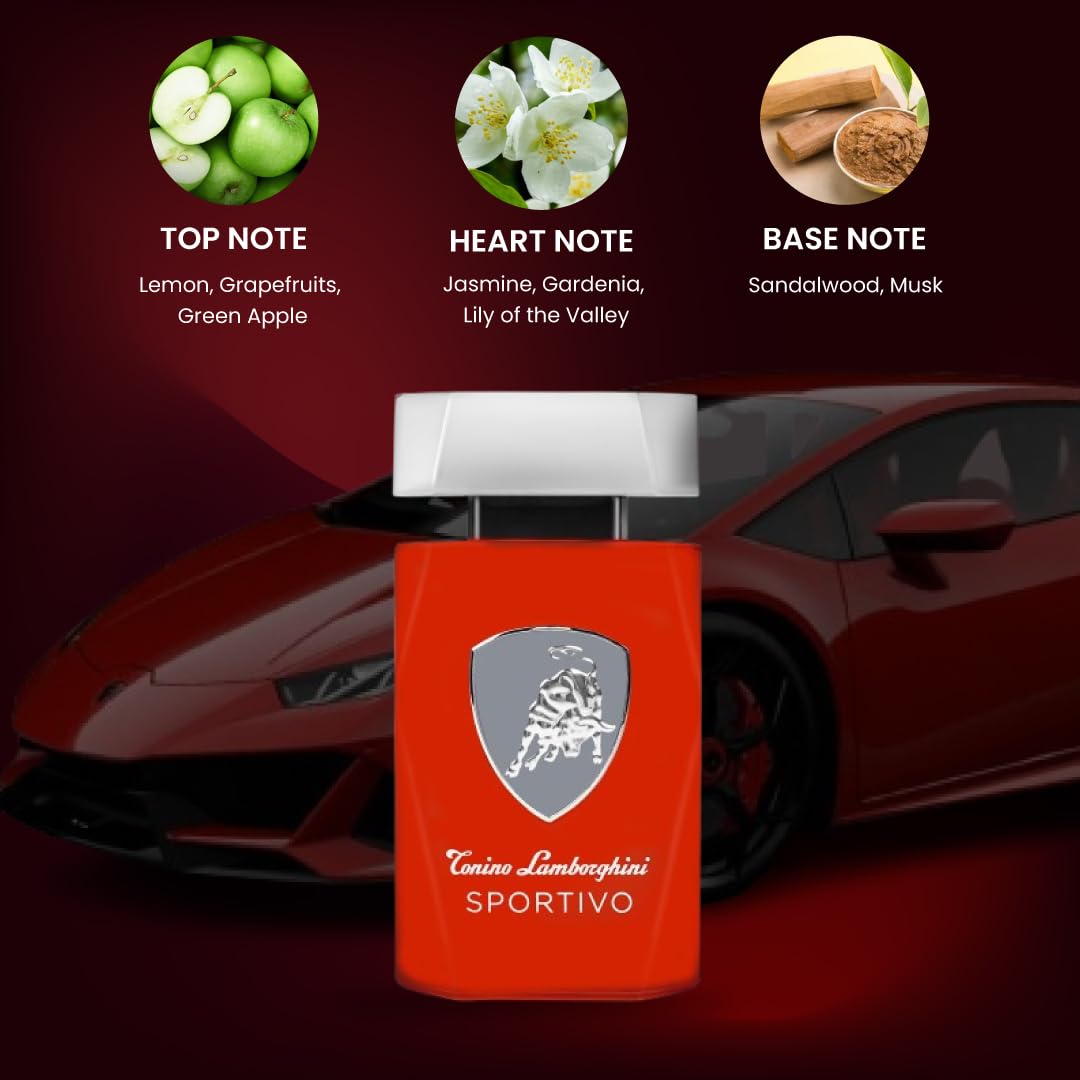 Lamborghini Sportivo Men EDT Spray 125 ml