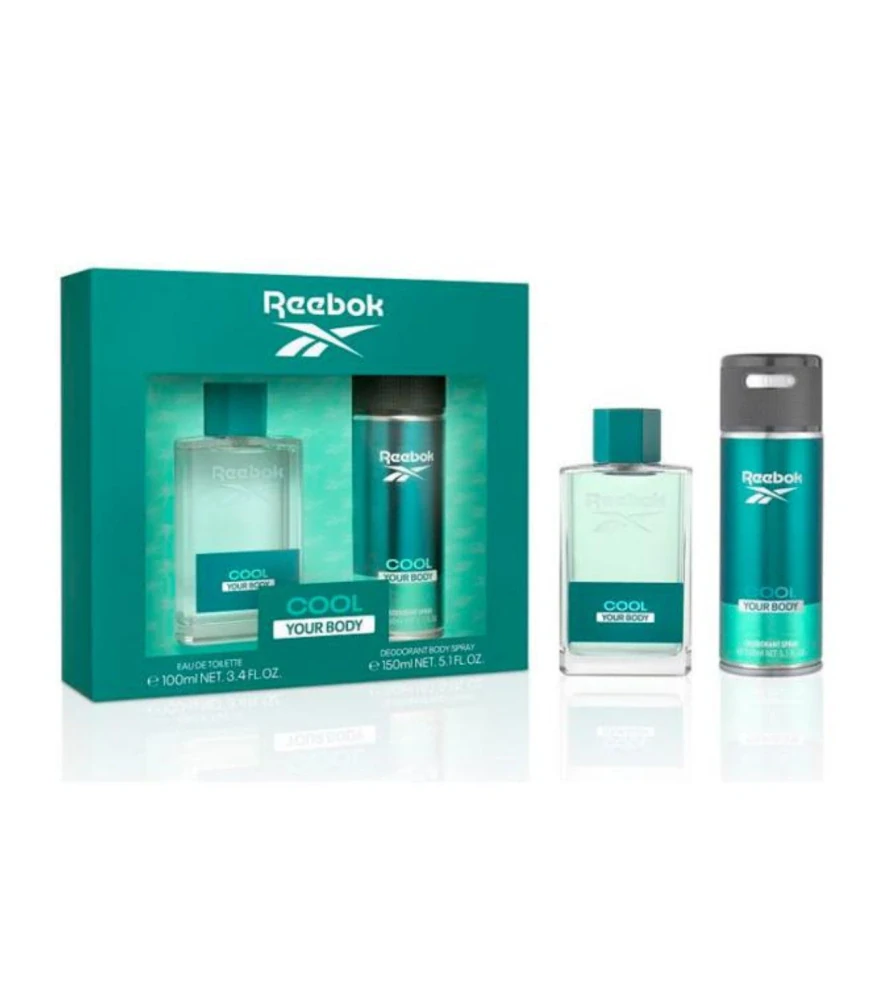 Reebok Cool Your Body Men Set Edt 100 Ml + Body Spray 150 ml
