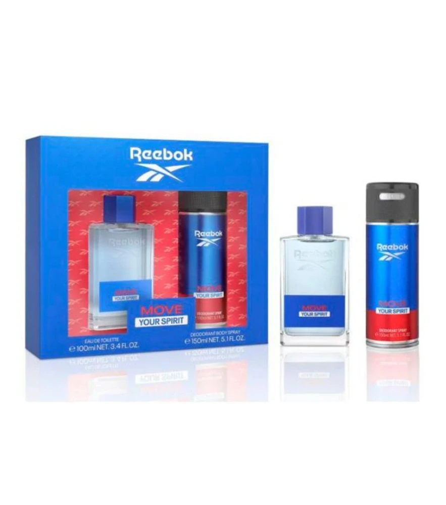 Reebok Move Your Spirit Men Edt 100ml & Body Spray 150ml