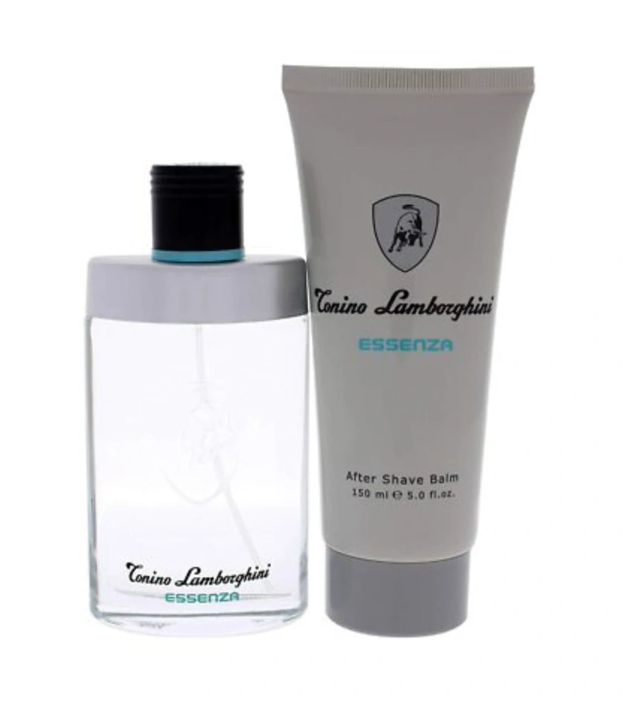 Lamborghini for Men 2 Piece Gift Set 2.5oz EDT Spray, 5oz After Shave Balm