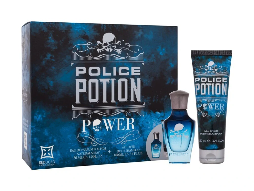 Police Potion Power 2 Piece Gift Set: EDP 30ml - Shower Gel 100ml For Men