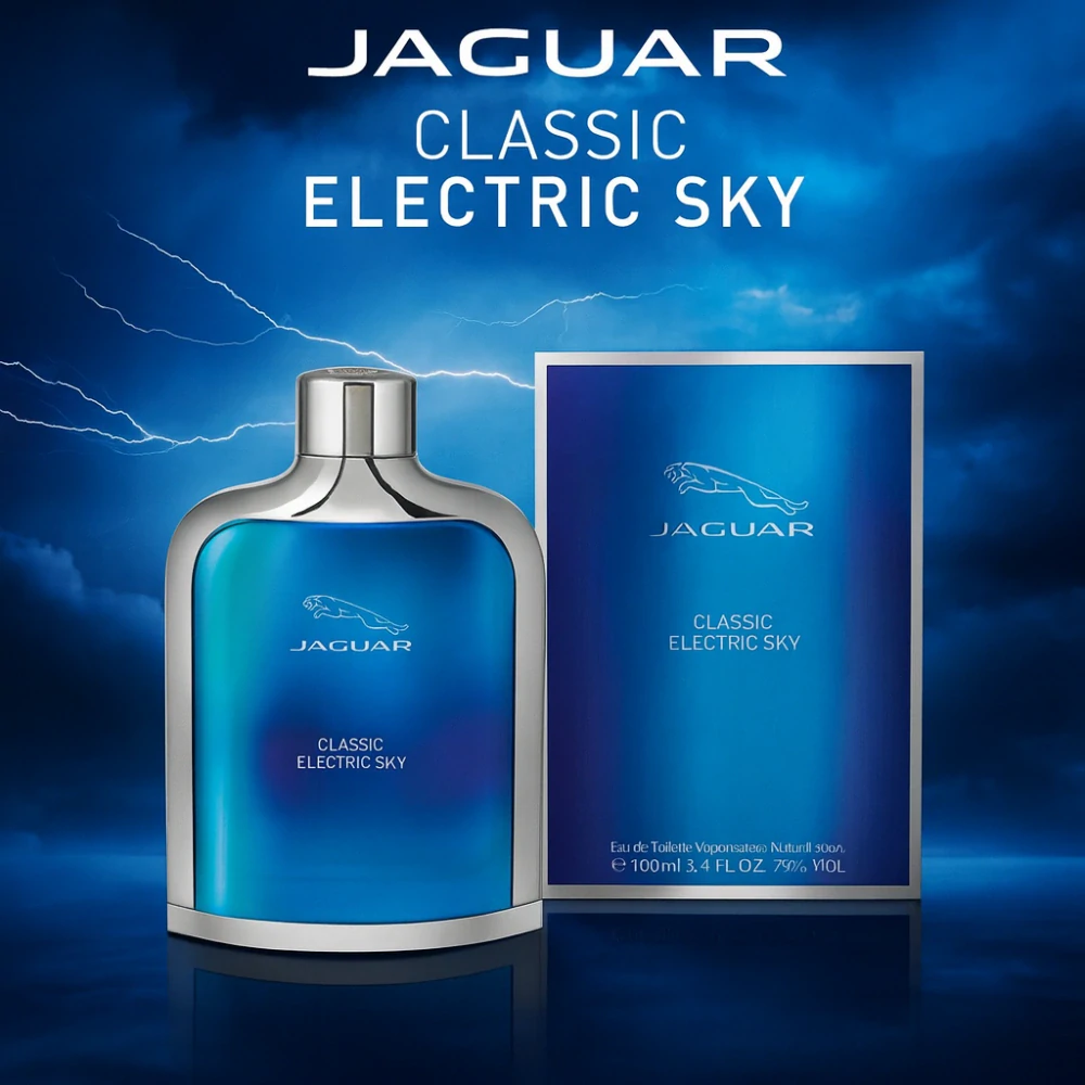 Jaguar Classic Electric Sky Eau De Toilette For Men 100 ml