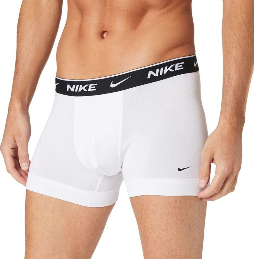 Nike 0000KE1008 Boxer 3 PACK bílé