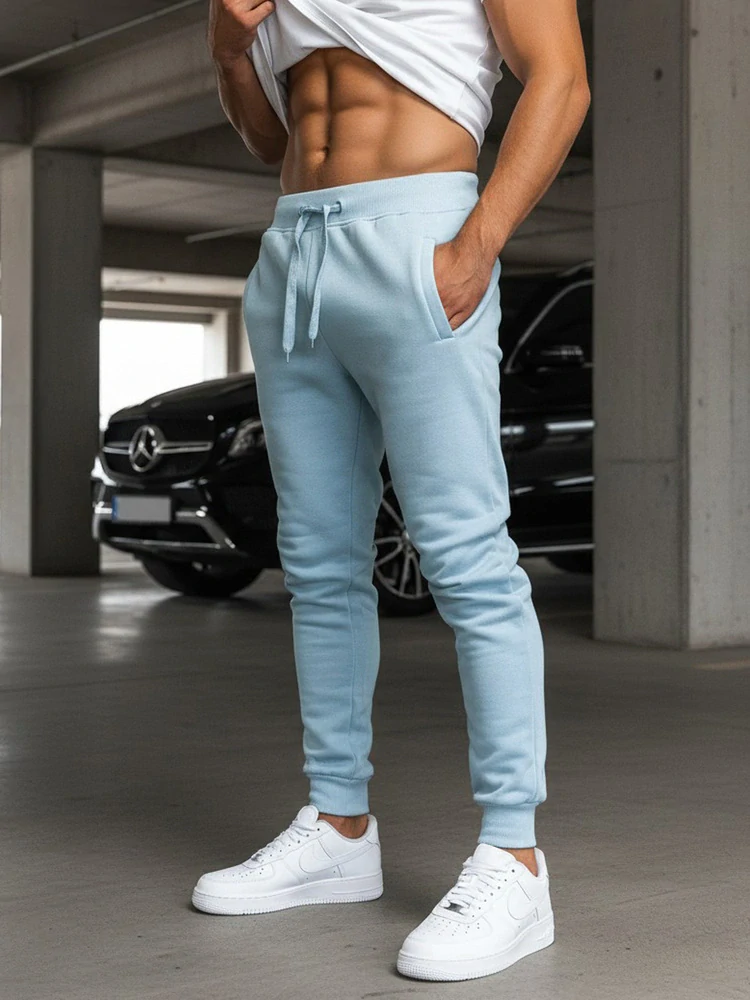 J.Style UX3450 pánské tepláky světle modré