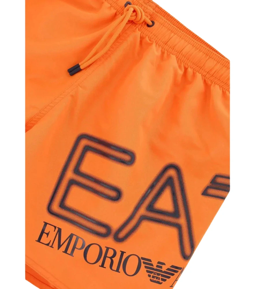 Emporio Armani 902000-4R736 pánské šortky oranžové
