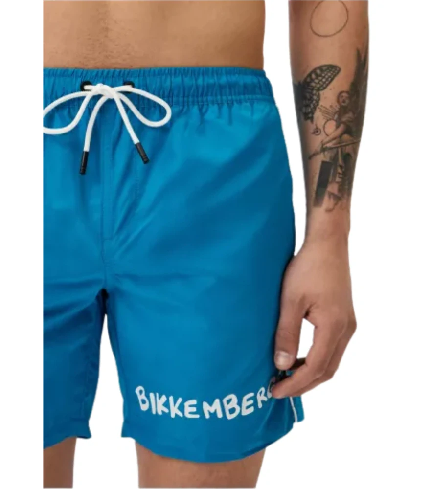 Bikkembergs BKK3MBM01 pánské šortky modré