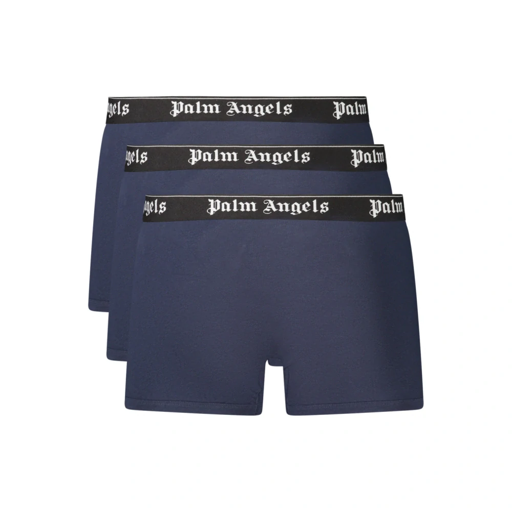 Palm Angels PLA1UMWTR04TR Boxer 3 PACK modré