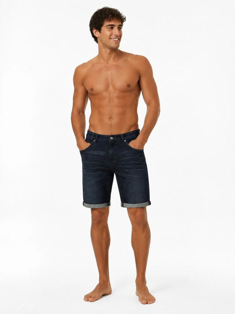 Big Star Conner 510 Men's jeans shorts Navy Blue