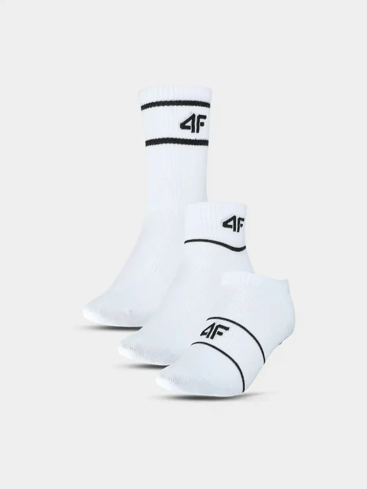 4F Socks 4FWMM00USOCU449 3 Pack White 39-42