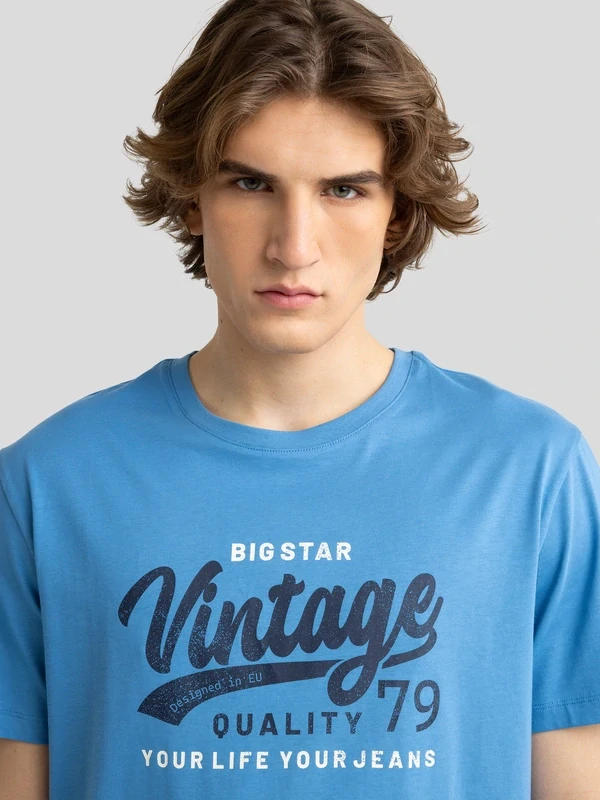 Big Star GRALIS 402 Pánské tričko Blue