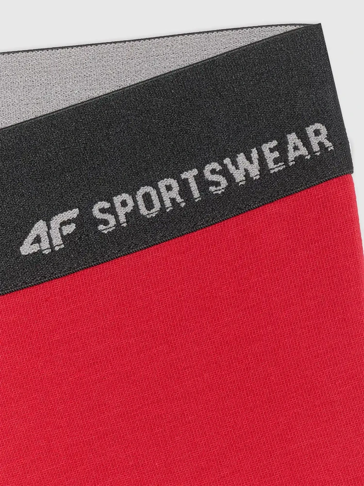 4F WAW26UBXSM096 Boxer 2 Pack Blue/Red