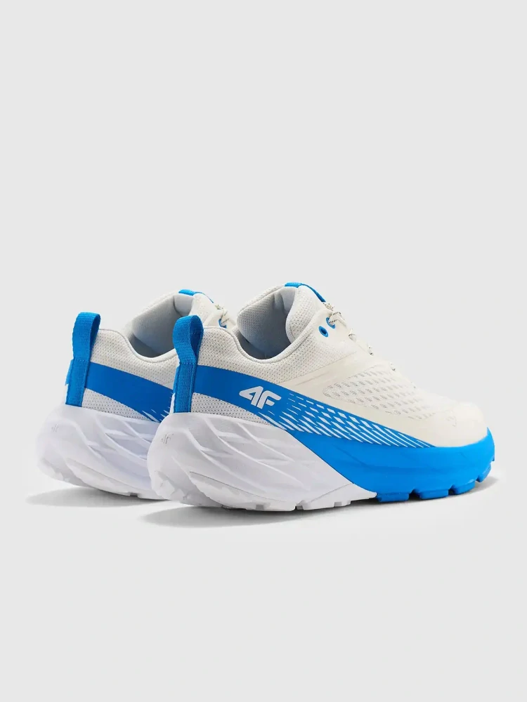 4F M037 Pánské trekové boty Speed Hiker Trail Running White/Blue