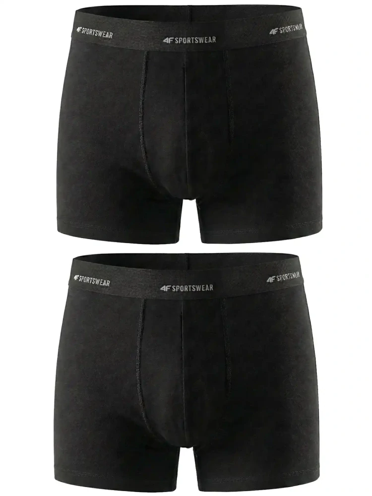 4F 4FWMM00UBXSM080 Boxer 2 Pack Black