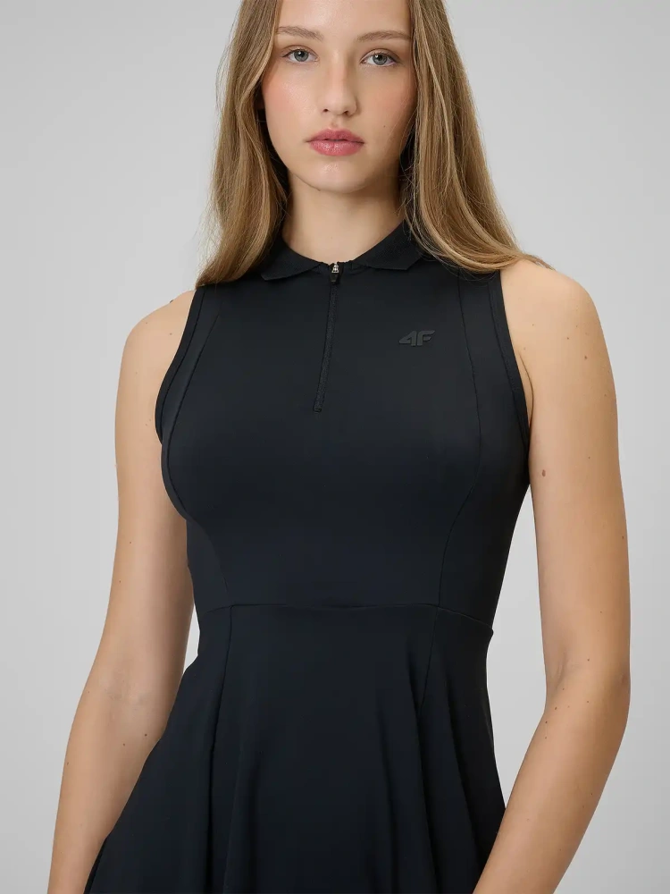 4F Dámské sportovní šaty 4FWSS26TDREF183 Black