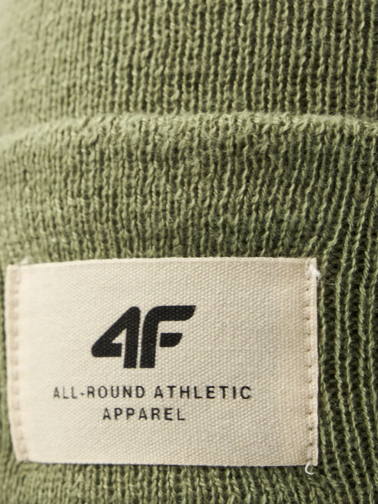 4F zimní čepice unisex 4FWAW24ACAPU431 Green