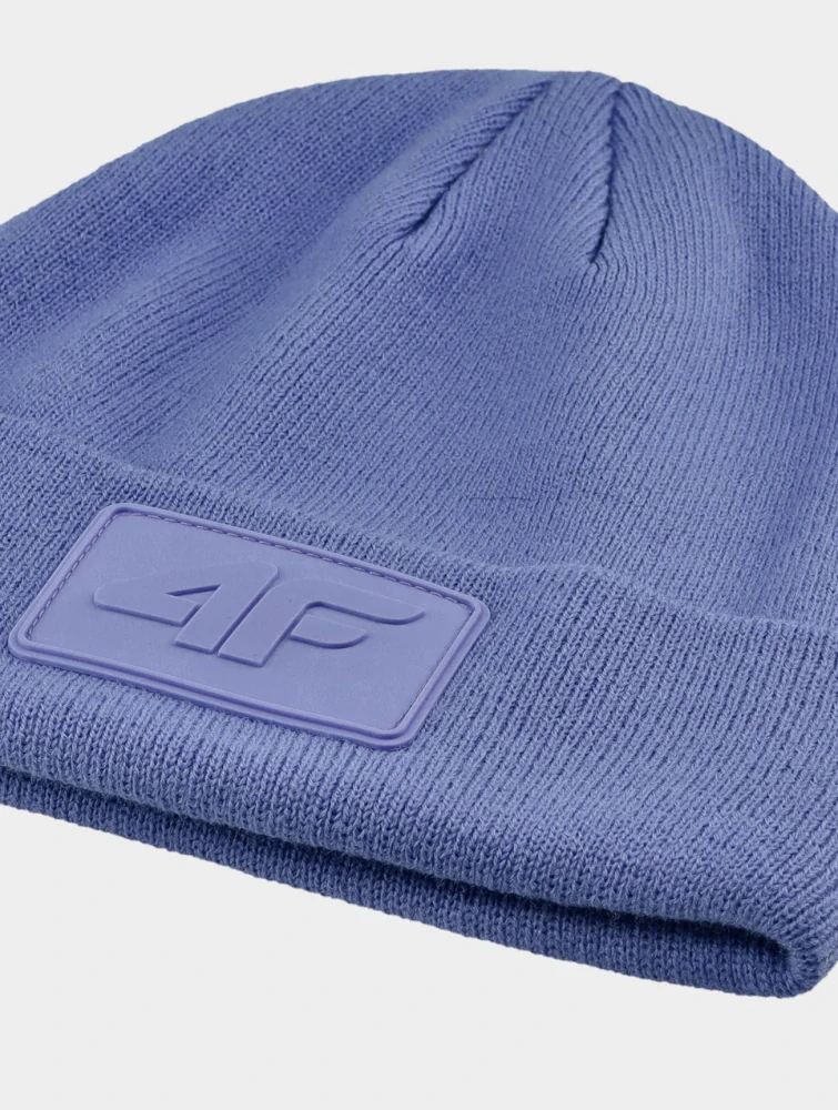 4F Unisex zimní čepice beanie 4FWAW24ACAPU433 Blue