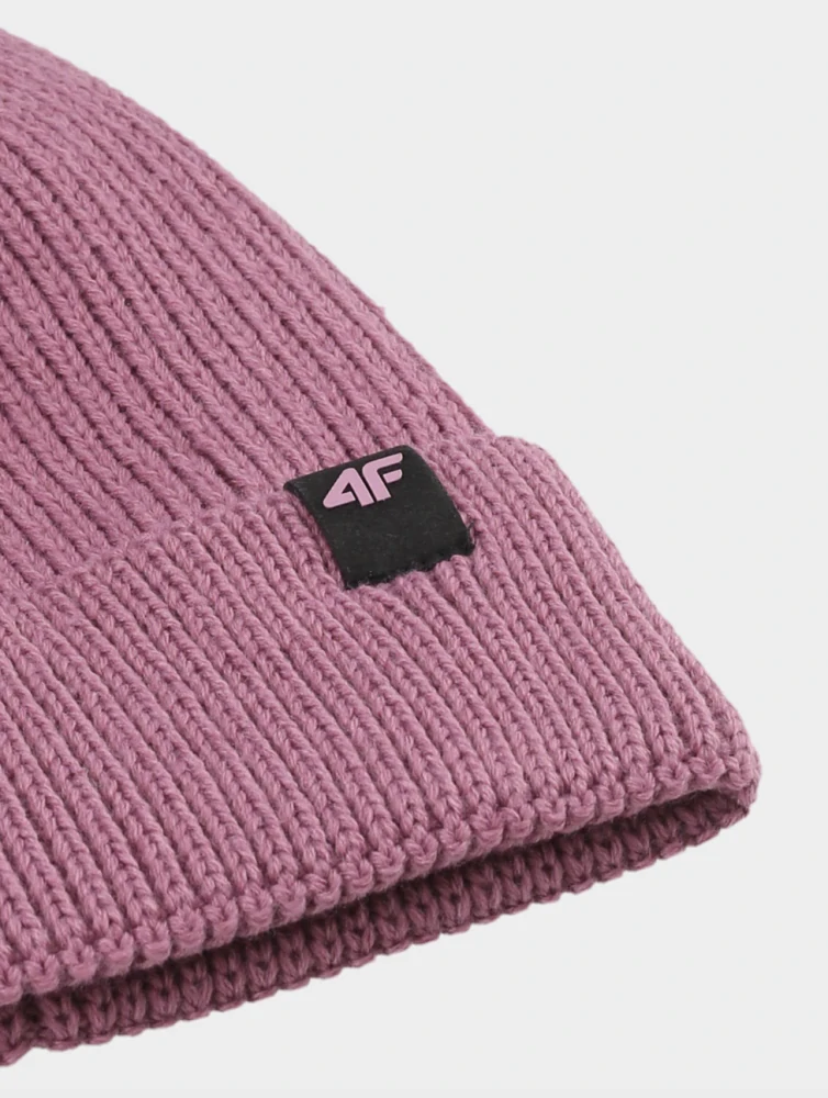 4F Dámská zimní čepice 4FWAW24ACAPU472 Pink