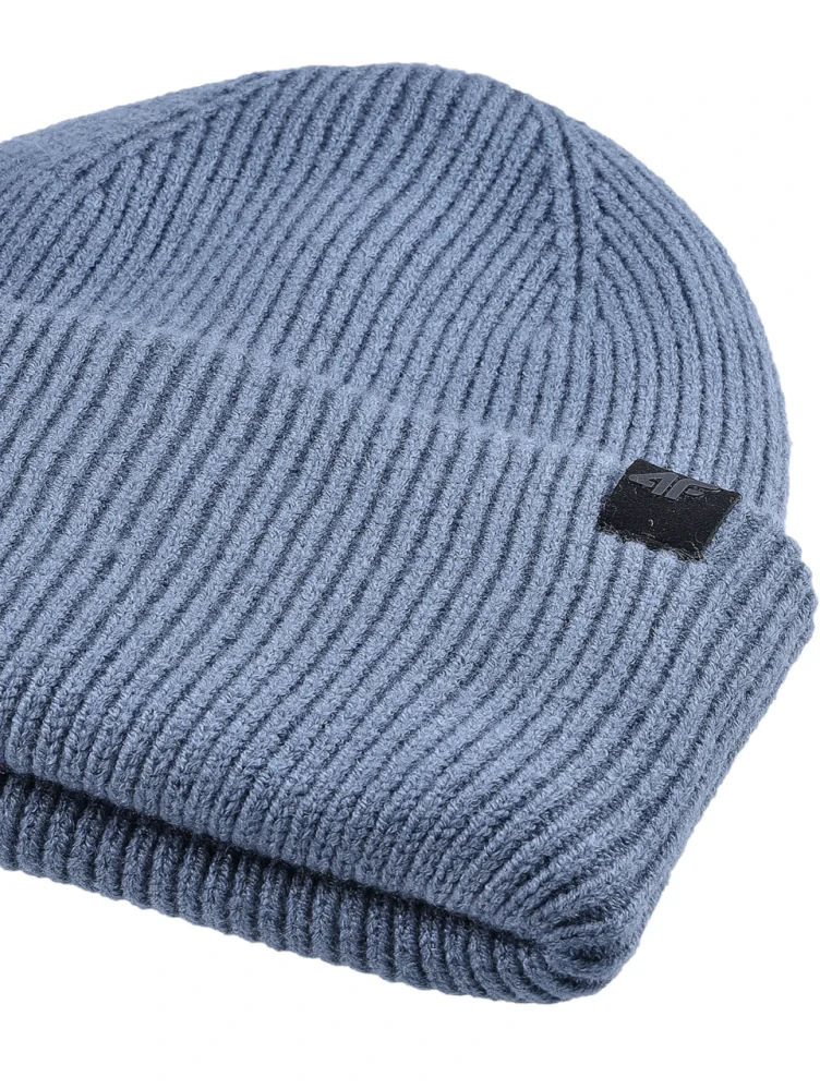 4F Unisex zimní čepice 4FWAW24ACAPPU511 Blue